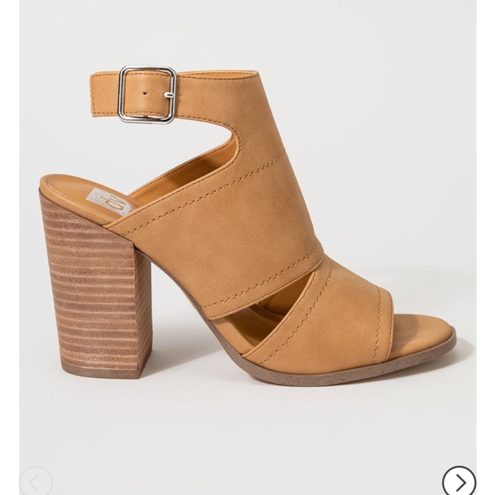 Brand New DV by Dolce Vita Brista Peep Toe Heels in Tan‎ Size 11B